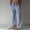 #033#Light Blue, variant on Handshe Men's Casual Pants with Elastic Waist Sunflower Print and Pockets Comfort Fit,Plus Size