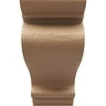 thumbnail image 2 of 4"W x 12"D x 8"H Classic Scroll Rough Cedar Woodgrain TimberThane Corbel, Primed Tan, 2 of 6