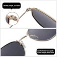 thumbnail image 5 of High quality Polarized Hexagon Sunglasses for Women Men Polygon Square Sun Glas, 5 of 5