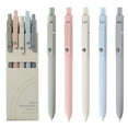 thumbnail image 1 of Morandi Series Neutral Pens - 5 Pieces Fine Point Gel Pens with Classic Design, 1 of 5