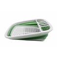 thumbnail image 4 of SAMMART 8L (2.11Gallons) Collapsible Plastic Dish Drainer - Foldable Drying Rack - Portable Dinnerware Organizer - Space Saving, 4 of 5