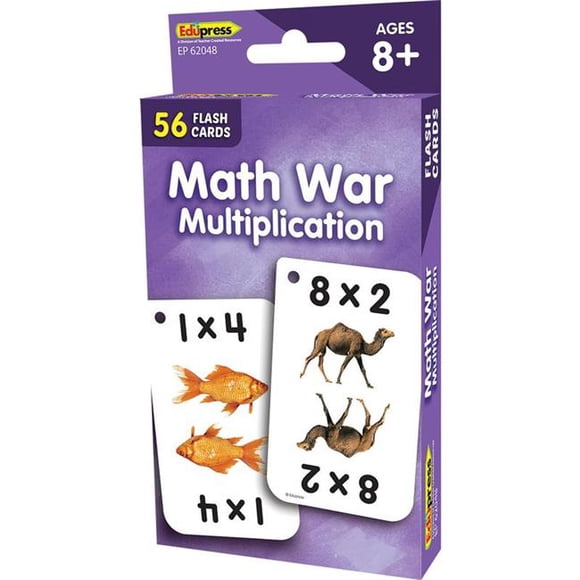 Teacher Created Resources EP-62048 Math War Multiplication Flash Cards