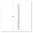 thumbnail image 4 of Boardwalk Heavyweight Polystyrene Cutlery, Knife, White, 1000/Carton, 4 of 6