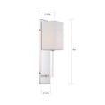thumbnail image 4 of Nuvo Lighting Vesey 1-Light Wall Sconce, 4 of 11