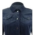 thumbnail image 2 of Charter Club Women's Corduroy Button-Down Jacket Blue Size Medium, 2 of 3
