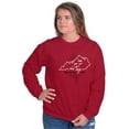 thumbnail image 4 of See You At The Top Kentucky Mountains Sweatshirt for Men or Women Brisco Brands S, 4 of 6