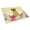 MultiColor, variant on Easter Eggs Mastiff White Glass Cutting Board - Large