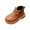 Brown, variant on Boots for Girls,Kids Ankle Boots with Side Zipper Elastic Panels and British Style for School Wear and Casual Activities Brown