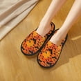 thumbnail image 4 of House Slippers for Women Men - pumpkins bats halloween Lightweight House Shoes Fuzzy Slippers, Soft Slip-On Cozy House Slippers for Woman Indoor Outdoor, 4 of 7
