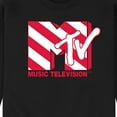 thumbnail image 3 of MTV - Candy Cane - Men's Crew Neck Fleece Pullover, 3 of 5