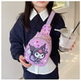 thumbnail image 3 of Mochila de Anime para niños, bolsa de pecho de Hello Kitty Sanrio, Kuromi Pochacco, bolsas de mensajero, Cinnamoroll pompurin, regalo, 3 of 4