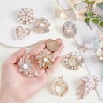 thumbnail image 3 of 10 estilos de broches para mujer: broches de perlas, broches de solapa, broches elegantes de aleación con diamantes de imitación, flores y corazones., 3 of 5