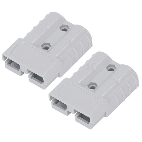 Battery Wire Plug Connector, 50A 600V Weather Proof Vibration Resistant Fireproof Battery Wire Harness Plug with Protective Cover for Electrical Equipment