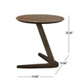 thumbnail image 5 of MODERNLUXE Table d'Appoint en Forme de Z en Bois pour Salon Chambre, 5 of 5