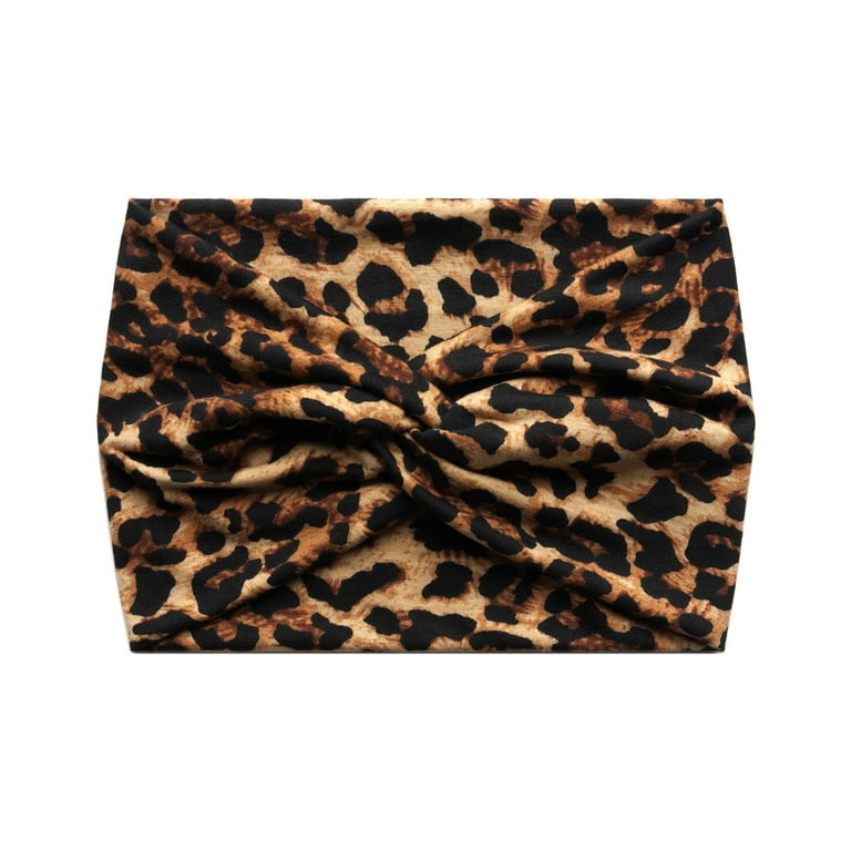 Stylish Black and Brown Headbands Earth Headband Black Brown Head Scarf Head Wraps Bohemian  main image 2