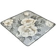 thumbnail image 7 of WOBOGO White Peony Pattern Baby Playmats Extra Large Waterproof Rollable Activity Pads for Toddlers 50×50inch, 7 of 7