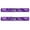 Silver Side Purple, variant on INSPIRE CHIC Women's Skinny Elastic Waist Belts Sequins Decor Stretchy Belts for Dresses 2PCS Red