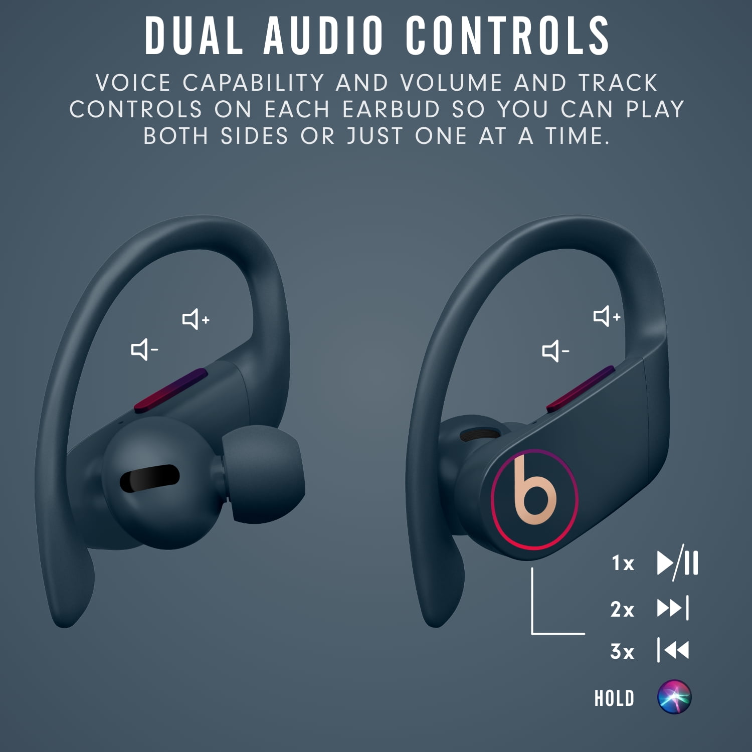 Restored Earphones Powerbeats Pro Totally Wireless - Navy MV702LL/A (Refurbished)