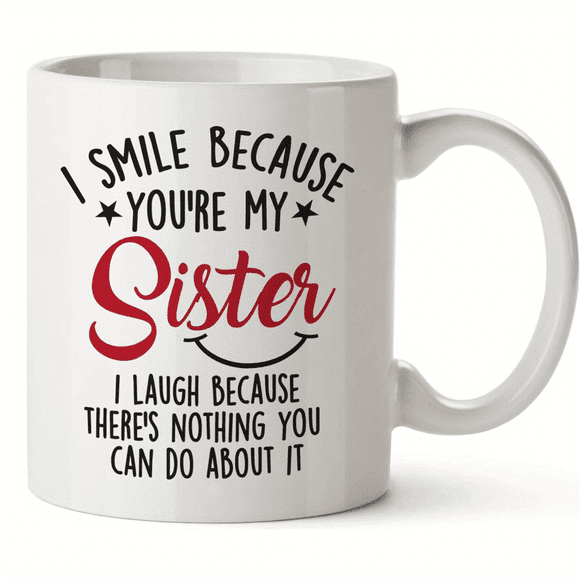 1pc 11oz Water Cup, Coffee Mug, Christmas Gifts For Brothers, Sisters, Big Brothers&sisters Present, Birthday Christmas Gift, Funny Coffee Mug, Drinkware For Restaurants, Cafes