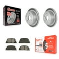 thumbnail image 1 of Transit Auto Rear Coated Disc Brake Rotors and Semi-Metallic Pads Kit for Car Toyota Camry Lexus ES300 KGS-101264, 1 of 11