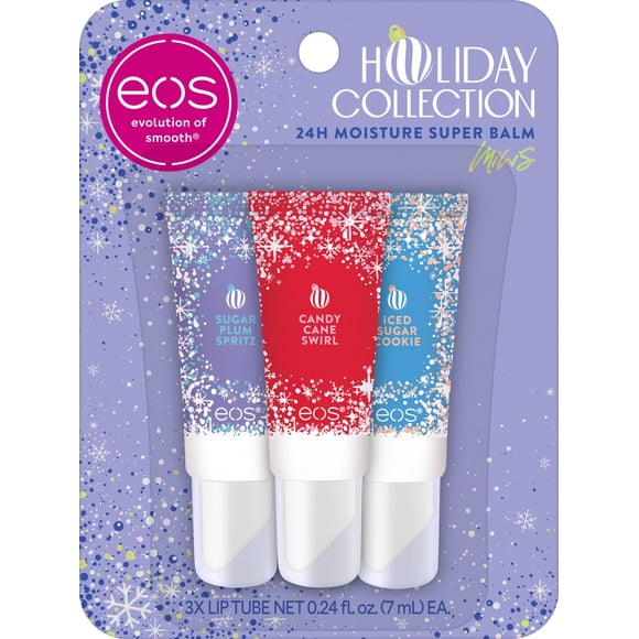 Bálsamo labial eos 3 unidades de 7 ml Edición Navideña