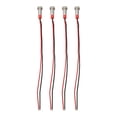 thumbnail image 6 of 4X Universal Motorcycle Mini Signal Rear Tail License Plate Amber LED Light Bulb, 6 of 7