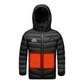 thumbnail image 4 of Zwiiyzr 4-15Y Kids Teens Unisex Heated Jacket O Usb Intelligent Constant Temperature Heated Windproof Plus Size Coat For Children Winter 3 Heated Jacket Coat Black, 4 of 6