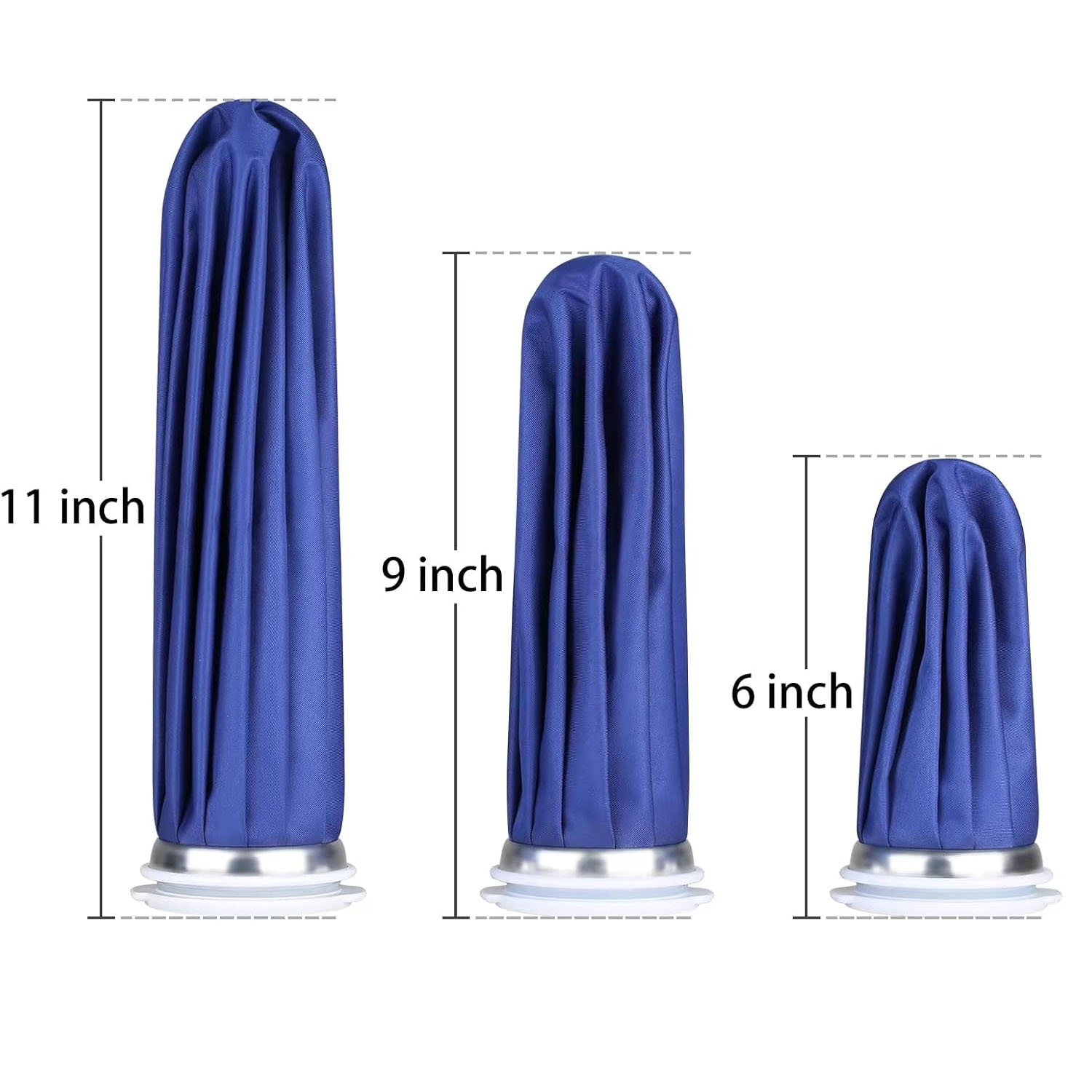 Peduu Reusable Ice Packs and Hot Water Bags, 3-Pack photo 2
