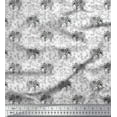 thumbnail image 1 of Soimoi Green polyester Crepe Fabric Plam Tree,Chair & Girl Beach Print Fabric by the Yard 52 Inch Wide, 1 of 3
