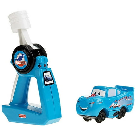 Fisher-Price GeoTrax Pixar Cars Turbo RC Dinoco McQueen