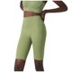 thumbnail image 1 of Pincandy Women's High Waist Elastic Waist Yoga Pants, Solid Color, 5-Point Length, Fitness & Daily Use, 1 of 4