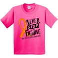 thumbnail image 3 of Inktastic Never Stop Fighting Multiple Sclerosis Awareness Youth T-Shirt, 3 of 5