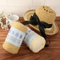 thumbnail image 3 of Raffia Rattan Ribbon Thread Crochet Yarn For DIY Knitting Summer Straw Hat Handbags Material Hand Knitting Yarn, 3 of 7