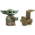 thumbnail image 2 of LEGO Star Wars: Mando Minifigure with Grogu (Baby Yoda) Very Small, 2 of 6