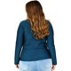 thumbnail image 3 of Blusa elegante de satín Roman Fashion/Tallas Extras, 1787 (Petroleo) azul petroleo 40 Roman Fashion BL-GR-1787-PETROLEO, 3 of 7