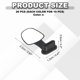 thumbnail image 2 of Tapón de Polvo USB Tipo C de 0.9 Pulgadas Uxcell, 20 Pcs Cubierta de Tapón Antipolvo para Dispositivo de Puerto, Negro/Transparente, 2 of 6