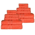thumbnail image 2 of Superior Ultra Soft Cotton Solid 12-Piece Towel Sets, Tangerine, 2 of 8
