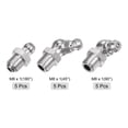 thumbnail image 3 of Uxcell 15pcs 304 Stainless Steel Straight Angled Grease Fitting M8 Straight 90 Degree 45 Degree Hydraulic Grease Nipple, 3 of 5