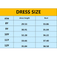 thumbnail image 6 of Drtj Girls' Yellow Floral Boho Dress, Summer Casual Sundress for Ages 8 - 12, 6 of 6