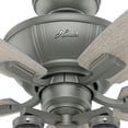thumbnail image 6 of Hunter Charlotte 52 Led Charlotte 52" 5 Blade Led Indoor Ceiling Fan - Black, 6 of 10