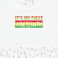 thumbnail image 4 of Inktastic It's My First Juneteenth Red, Yellow, and Green Girls Baby Dress, 4 of 5