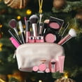 thumbnail image 6 of LingVibe Makeup Christmas Ornaments for Girls and Beauticians, 2D Flat Acrylic Design for Christmas Tree, Artist Gifts and Holiday Decor, 6 of 8