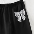thumbnail image 4 of Tiijoy Toddler Girls Outfits Casual Bow Short Sleeve T-Shirt Flare Pants Set, Sizes 2-3, 4 of 5