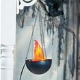 thumbnail image 2 of SharkTRUE Electric Campfire Decoration - Fake Artificial Fire Cauldron with LED Lights, Campfire Lamp Realistic Flame Prop Halloween Outdoor & Indoor Decoration, 2 of 9