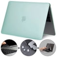 thumbnail image 1 of MTT Matte Crystal Case For MacBook Air 13.6 inch Case M2 2022 A2681 with Retina & Touch ID Plastic Crystal Hard Shell Case Cover Matte Mint Green Air 13.6 M2 A2681, 1 of 6