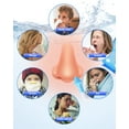 thumbnail image 3 of Neti Pot Sinus Rinse Wash Bottle Nose Cleaner Pressure Nasal Irrigation for Adult & Kid, 300 ML with 30 Nasal Wash Salt Packets and Sticker Thermometer BPA Free, 3 of 7