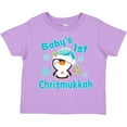 thumbnail image 3 of Inktastic Baby's 1st Chrismukkah with Cute Baby Penguin and Snowflakes Boys or Girls Toddler T-Shirt, 3 of 5