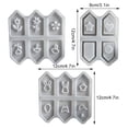 thumbnail image 4 of Wosthever Conejo de silicona reutilizable, Gel de liebre de fundición, moldes de silicona altos/bajos para pegar, desmontaje diverso para Artesanía A, 4 of 6