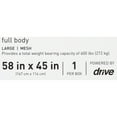 thumbnail image 3 of McKesson Patient Lift Aid, Mesh - Full Body Transfer Sling - Size Large, 600 lbs Weight Capacity, 1 Ct, 3 of 4