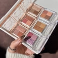 thumbnail image 4 of Small And Exquisite Eye Shadow Plate Shimmering Pearl Milk Tea Color Mini Eye Shadow Student Makeup Eyeshadow Waterproof Proof Luminous High Flash, Makeup Eye Shadow, 4 of 9